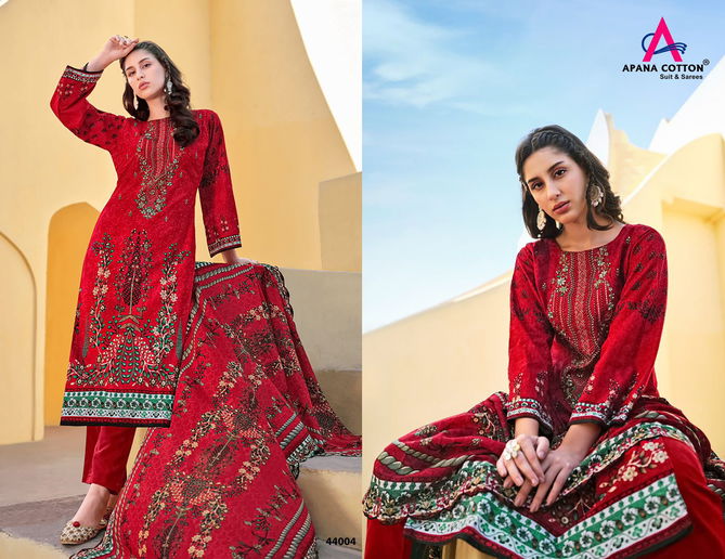 Razia Sultan Vol 44 By Apana Cotton Dress Material Wholesale Market In Surat
